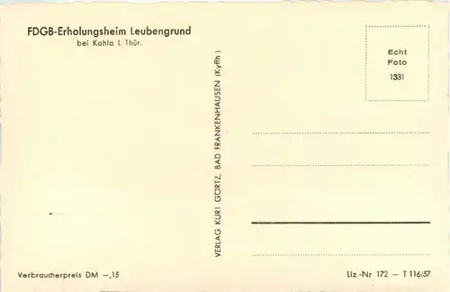 Erholungsheim Leubengrund bei Kahla -298780