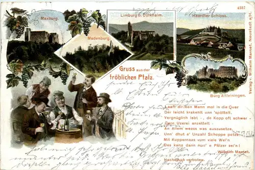 Gruss aus der fröhlichen Pfalz - Wein -400388