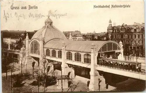 Gruss aus Berlin - Hochbahnhof Nollendorfplatz -229528