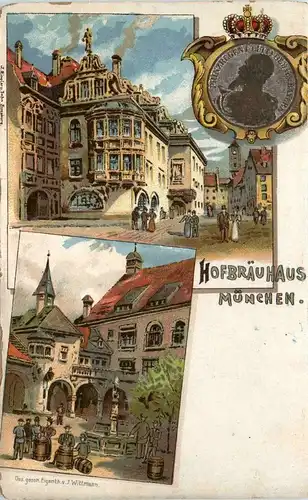 Hofbräuhaus München - Litho -229568