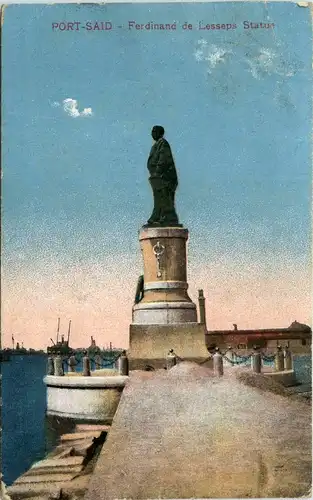 Port Said - Monument to Lesseps -401290