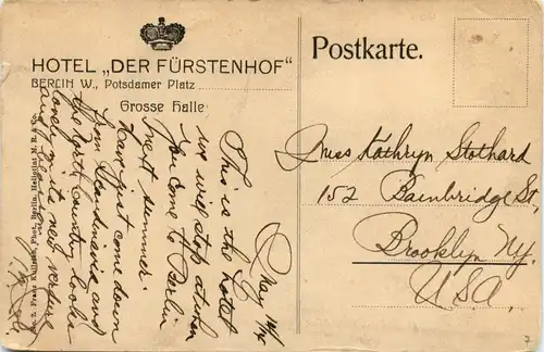 Berlin - Hotel Der Fürstenhof -229610