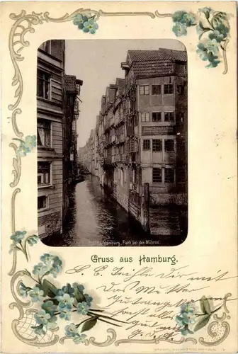 Gruss aus Hamburg - Fleth bei den Mühren -299188