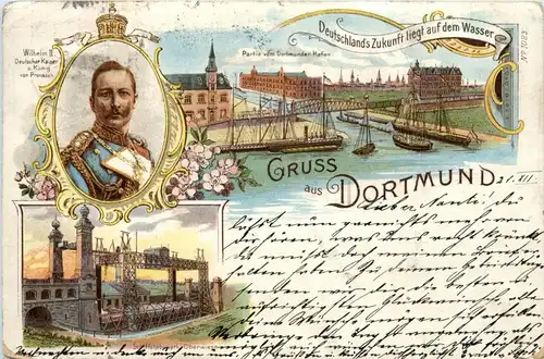 Gruss aus Dortmund - Litho -400840