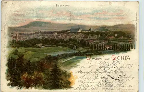 Gruss aus Gotha - Litho -401452