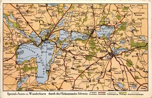 Wanderkarte Holsteinische Schweiz - Eutin -230116