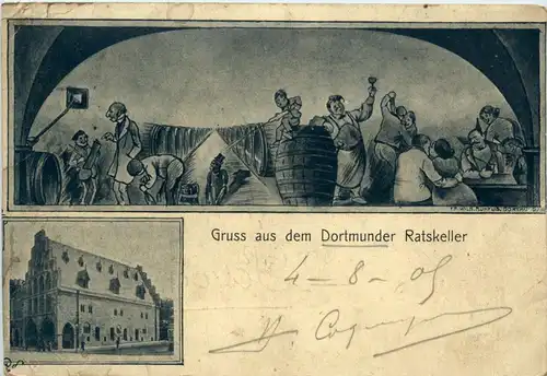 Gruss aus dem Dortmunder Ratskeller -400656