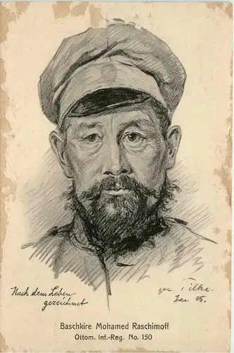 Baschkire Mohamed Raschimoff Ottom. Inf. Regiment 150 -401794