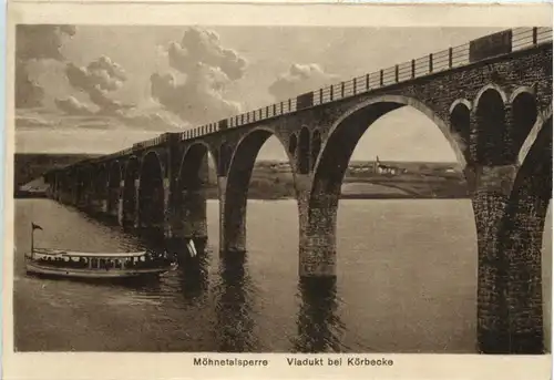 Möhnetalsperre - Viadukt bei Körbecke -400578