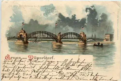 Gruss aus Düsseldorf - Litho -402028