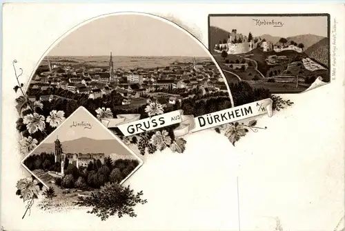 Gruss aus Dürkheim - Litho -402018