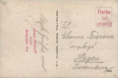 Gotha - Loge und Hauptpost -401414