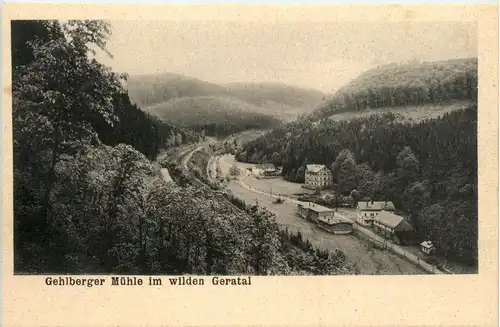 Gehlberger Mühle im wilden Geratal -401842