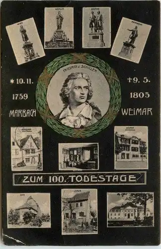 Marbach - Weimar Friedrich Schiller zum 100. Todestage -401458