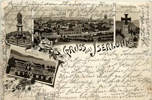 Gruss aus Iserlohn - Litho -402324