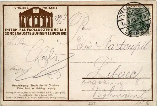 Leipzig - Baufachausstellung 1913 -403092