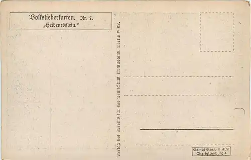 Volkslieder - Heldenröslein -402798