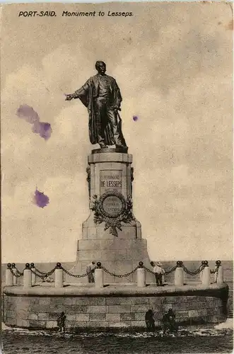 Port Said - Monument to Lesseps -401288