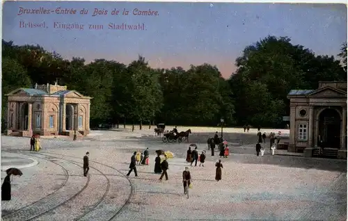 Bruxelles - Entree du Bois de la Cambre -401604