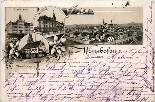 Gruss aus Wörishofen - Litho - 1896 -403224
