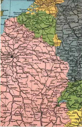 Westlicher Kriegsschauplatz - Map -402922