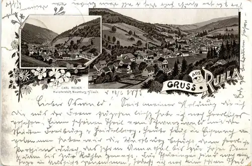 Gruss aus Ruhla - Litho -401534