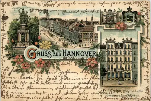 Gruss aus Hannover - Litho -402308