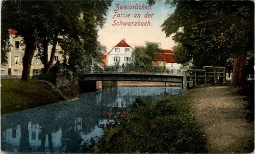 Zweibrücken - Partie an der Schwarzbach -401224