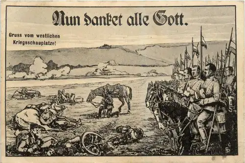 Nun danket alle Gott - Feldpost -402600