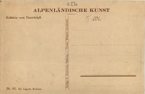 Kufstein, Kaiserbebirge und Umgebung/Tirol - Kufstein vom Duxerköpfl -330036