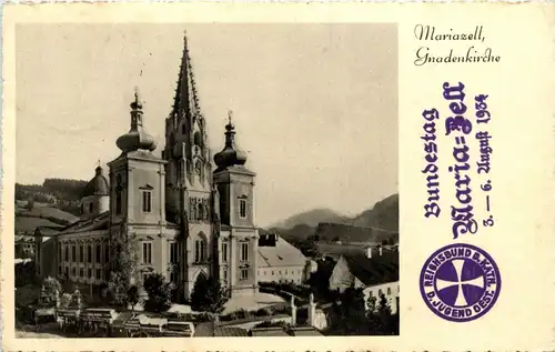 Mariazell - Gnadenkirche - Bundestag 1934 -403542