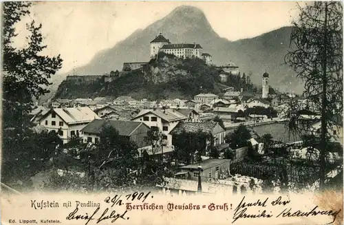 Kufstein, Kaiserbebirge und Umgebung/Tirol - Kufstein mit Pendling -330114