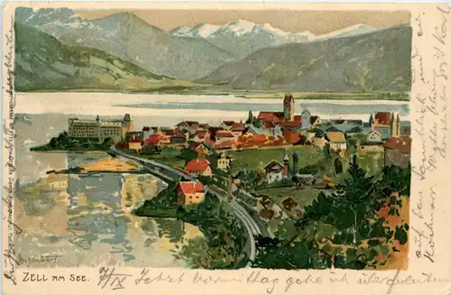 Gruss aus Zell am See - Litho -403496