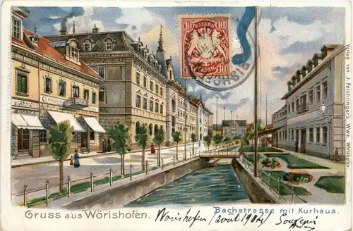 Gruss aus Wörishofen - Litho -403228