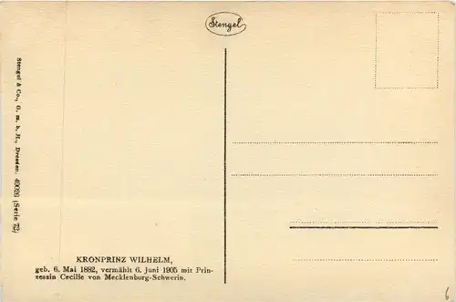 Unser Kronprinz Wilhelm -402542