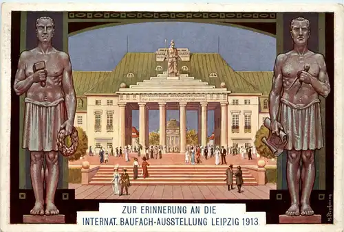 Leipzig - Baufachausstellung 1913 -403082