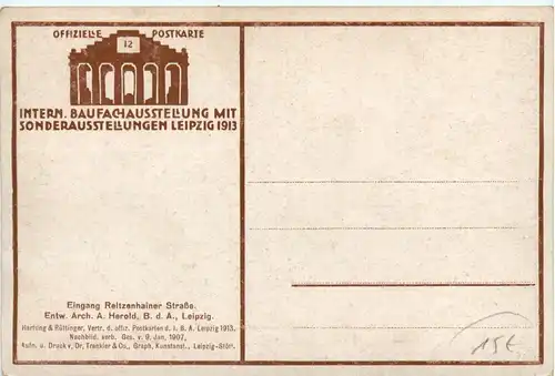 Leipzig - Baufachausstellung 1913 -403082