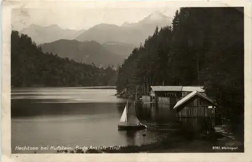 Kufstein, Kaiserbebirge und Umgebung/Tirol - Hechtsee, Badeanstalt -329966