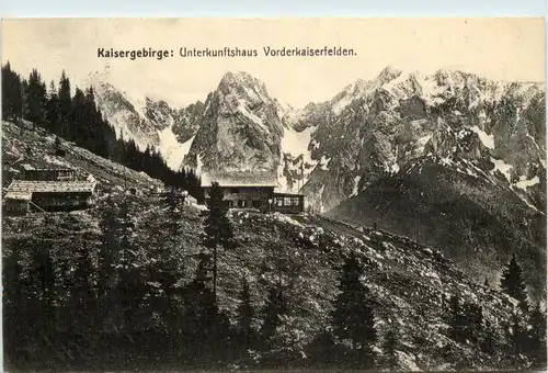 Kufstein, Kaiserbebirge und Umgebung/Tirol - Vorderkaiserfelden Unterkunftshütte -329956