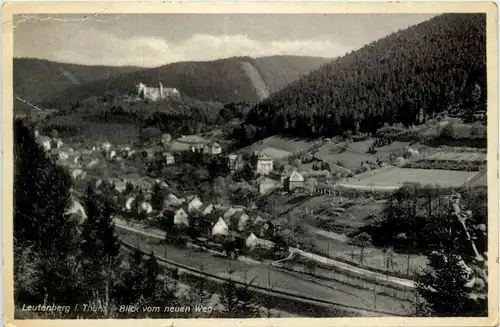 Leutenberg/Thür. - Blick vom neuen Weg -330490