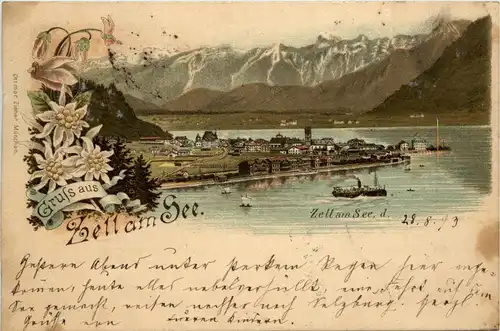 Gruss aus Zell am See - Litho -403474