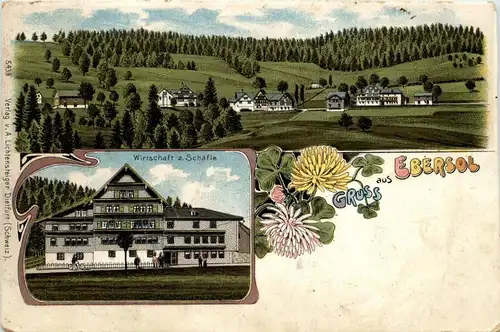 Gruss aus Ebersol - Litho -232474