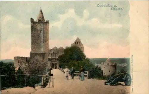 Saaleck/Sachsen-Anhalt - Rudelsburg - Eingang -330170