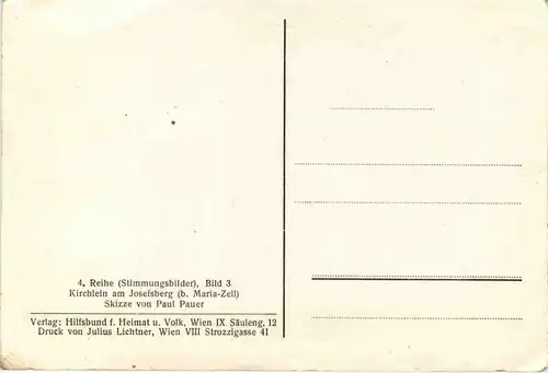 Kirchlein am Josefsberg bei Mariazell -403650