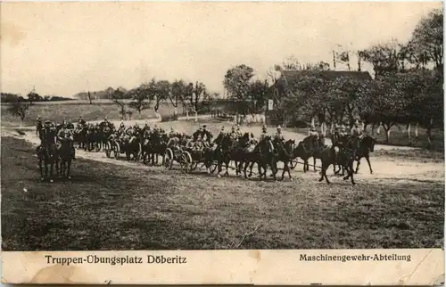 Truppenübungsplatz Döberitz - Maschinengewehr Abteilung -262026