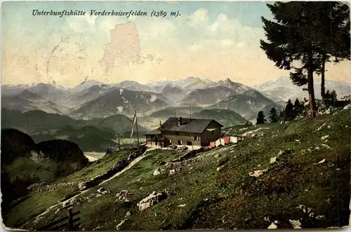 Kufstein, Kaisergebirge und Umgebung/Tirol - Vorderkaiserfelden-hütte -330822