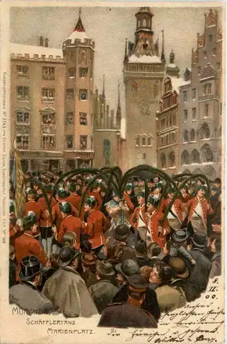 München - Schäfflertanz - Litho -402884