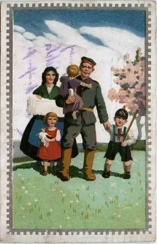 1. Weltkrieg - Künstlerkarte Feldpost -262106