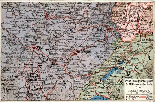 Westlicher Kriegsschauplatz - Map -402924