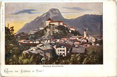 Kufstein, Kaiserbebirge und Umgebung/Tirol - Veste Geroldseck -330040